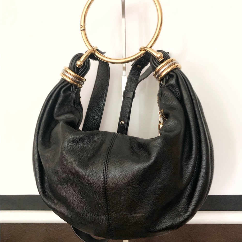 NWOT $2850 CHLOE grain Leather bracelet bag